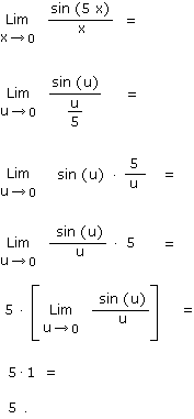 limite de sinx/x pour x tendant vers zero